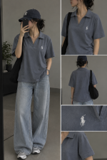 تیشرت کالر دار polo کد 6018 - تصویر 6